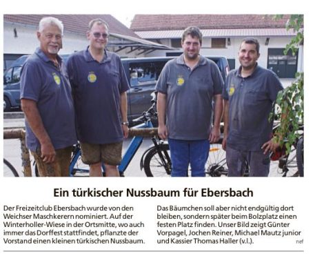 Baumpflanzchallenge FC Ebersbach